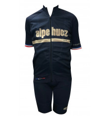 ALPE D'HUEZ blue junior cycling set 2022