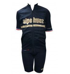 ALPE D'HUEZ blue junior cycling set 2022