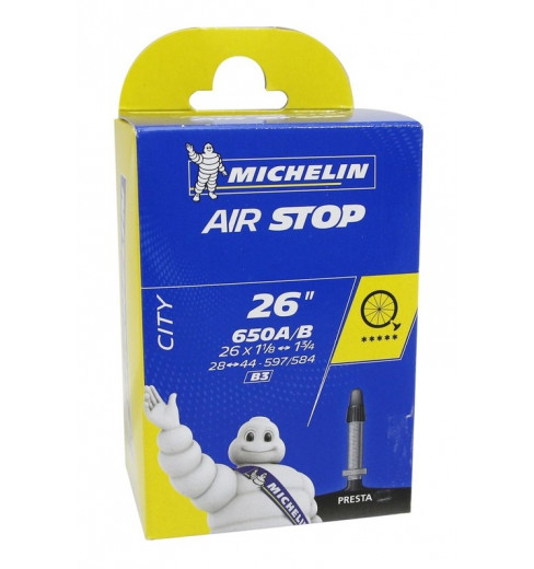 MICHELIN chambre à air B3 Air Stop City 26" 650A/B - Presta 29mm