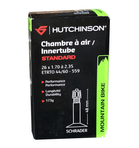 HUTCHINSON chambre à air Standard 26x1,70x2,35 - Schrader 48 mm