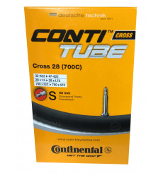 CONTINENTAL chambre à air route gravel Cross 700x32/47c - Presta 42 mm