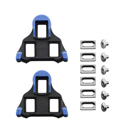 Shimano SM SH12 SPD SL blue cleats CYCLES ET SPORTS