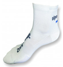 ALPE D'HUEZ chaussettes vélo basses blanches 9cm 2022