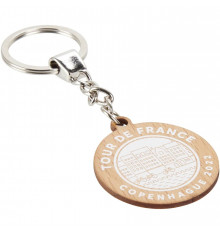 TOUR DE FRANCE Official wooden keyring Grand Départ Copenhagen 2022