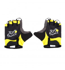 TOUR DE FRANCE black yellow cycling gloves 2022