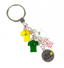 TOUR DE FRANCE 4 jerseys charm keyring