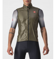 CASTELLI gilet vélo coupe vent Aria vert 2023