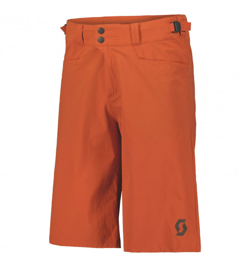 Scott Trail Flow Pro Short Cyclisme Court Noir 2023 - Short VTT Avec Doublure Amovible
