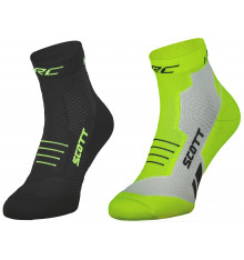 SCOTT RC RUNNING QUARTER cycling socks 2023