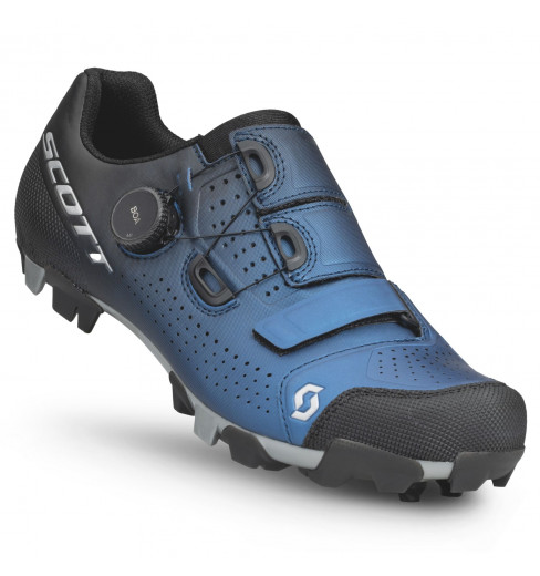 SCOTT chaussures vélo homme VTT Team Boa Black / Metallic Blue 2024