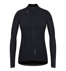 GOBIK Pacer SOLID JET BLACK women's long sleeve cycling jersey 2023