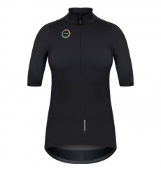 GOBIK ENVY JET BLACK waterproof women's short sleeves cycling jacket 2023