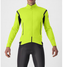 Veste cycliste hiver CASTELLI PERFETTO RoS 2 jaune lime 2023