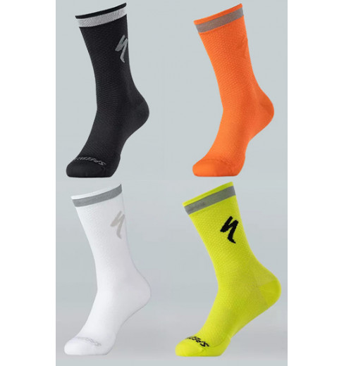 Chaussettes hautes vélo SPECIALIZED Soft Air Reflective Tall CYCLES ET  SPORTS