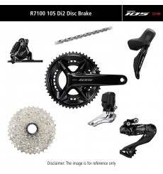 Groupe vélo route SHIMANO 105 DI2 R7100 12V 