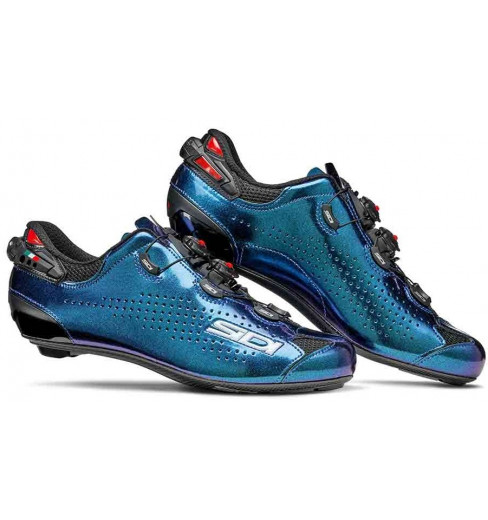 Chaussures vélo route SIDI SHOT 2 carbon bleu