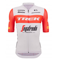 Maillot vélo manches courtes TREK SEGAFREDO Team original blanc rouge 2023