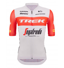TREK SEGAFREDO Team Race original white red short sleeve jersey 2023
