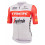 Maillot vélo manches courtes TREK SEGAFREDO Team Race original blanc rouge 2023