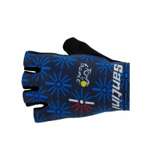 SANTINI Trionfo Tour de France summer cycling gloves - 2023
