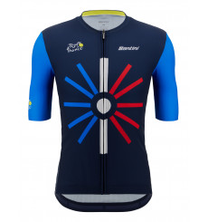 SANTINI maillot vélo manches courtes homme Trionfo Tour de France 2023