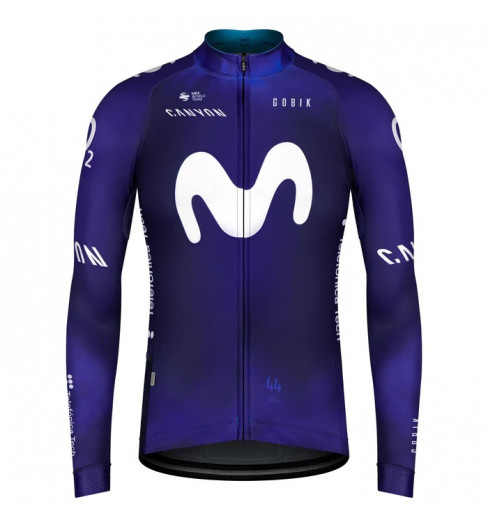 MOVISTAR 2023 Professional Team Pacer Gobik Men's Long Sleeve Jersey