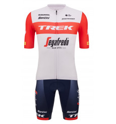 Tenue cycliste TREK SEGAFREDO Replica blanc rouge 2023