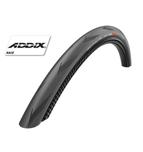 SCHWALBE Pneu Vélo Route PRO ONE Evo V-Guard TUBE TYPE Souple Noir