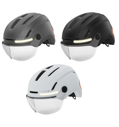 Casque Giro Mips et lumières avant/arrière