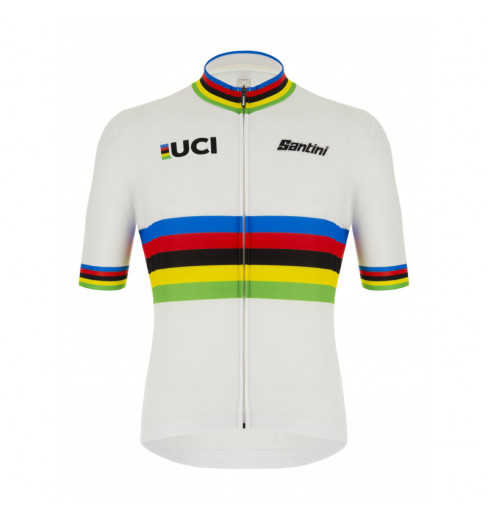 SANTINI maillot UCI Champion du monde CYCLES ET SPORTS