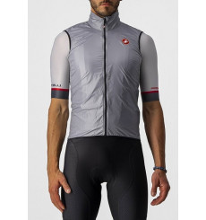 CASTELLI gilet vélo coupe vent Aria Gris