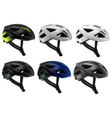 CASQUE VELO ADULTE MAVIC SPEEDCITY CREME-BLEU VISIERE INTEGREE