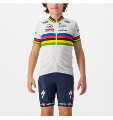 SOUDAL QUICK-STEP maillot vélo enfant Kid Champion du Monde 2023