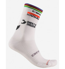SOUDAL QUICK-STEP chaussettes vélo Rosso Corsa Pro 15 Champion du Monde 2023
