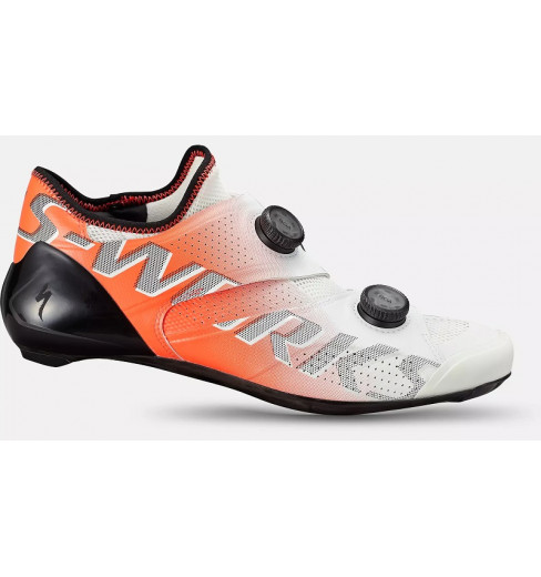 SPECIALIZED S-Works ARES road cycling shoes - Dune White / Fiery Red CYCLES  ET SPORTS