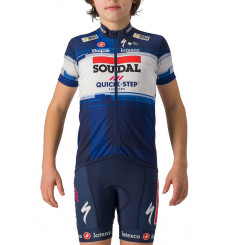 SOUDAL QUICK-STEP Kid Belgian Blue cycling set - 2023