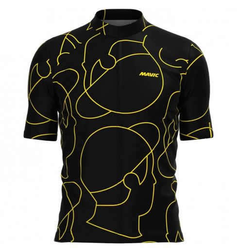 MAVIC KSYRIUM BLACK MASI men's short sleeve jersey 2023