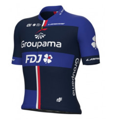 GROUPAMA FDJ maillot vélo manches courtes enfant 2023