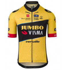 TEAM JUMBO VISMA maillot velo manches courtes Replica 2023