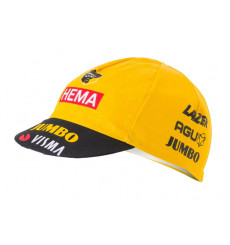TEAM JUMBO VISMA casquette cycliste toile Race jaune 2023