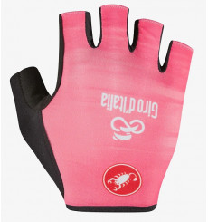 GIRO D'ITALIA pink summer cycling gloves 2023