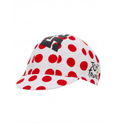 SANTINI casquette cycliste coton à pois Tour de France 2023