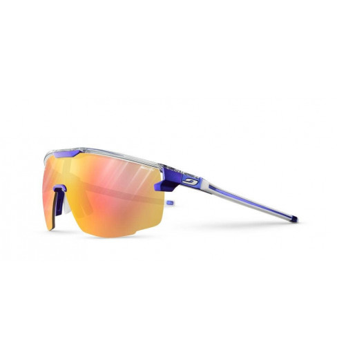 JULBO GROUPAMA FDJ ULTIMATE Crystal/Blue photochromic road bike glasses 