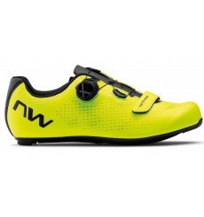 NORTHWAVE STORM Carbon 2 road cycling shoes - Yellow fluo / black