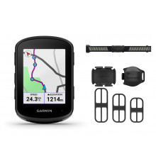 GARMIN compteur EDGE 540 BUNDLE (avec capteur de vitesse + capteur de cadence et ceinture cardio fréquencemètre HRM-Dual)