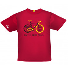 TOUR DE FRANCE t-shirt enfant TDF Graphique Rouge 2023