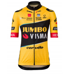 TEAM JUMBO VISMA maillot velo manches courtes enfant Replica 2023