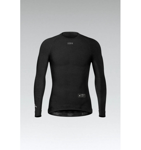 Base layer manches longues homme Winter Merino Coal GOBIK