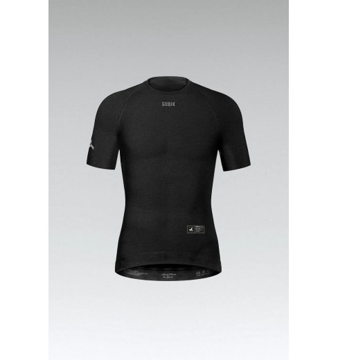 Men's short-sleeved base layer Winter Merino Coal GOBIK 2024