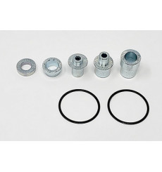 ELITE kit adaptateurs axes roues hometrainer Suito 135 x 10 / 12 mm - 142 x 12 mm - 148 x 12 mm